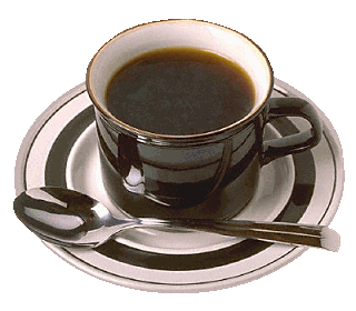 Чашечка кофе, кофе черный, чашка с блюдцем, черная чашка